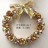 Christmas Bell Pendant Christmas Atmosphere Decoration Iron Bell Wreath Ornament Festive Party Supplies Home Garden