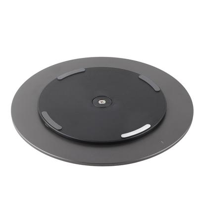 Otočná základna počítačového monitoru o 360 stupňů tmavě šedý stojan z matné hliníkové slitiny
