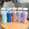 Insulation Or Cooling Stainless Steel Thermos Cup 500ml Straw Travel Cup  Office