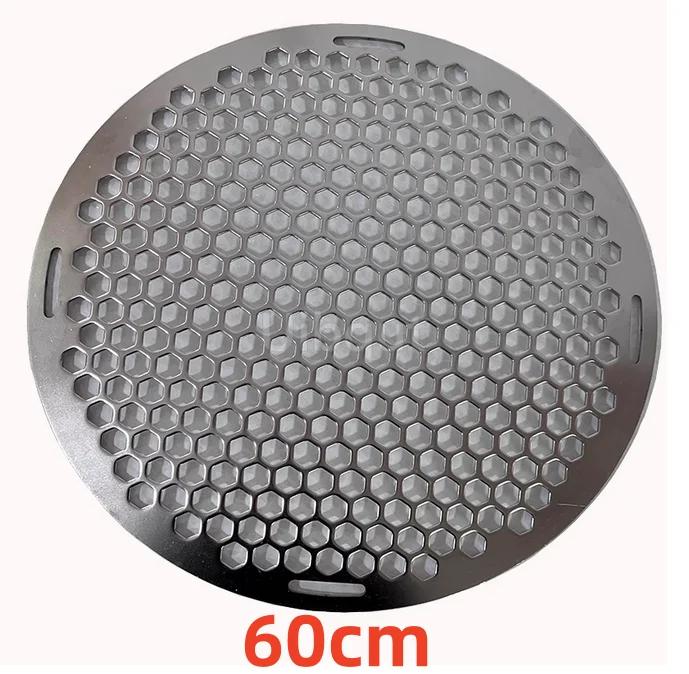 15 to 60cm smooth Barbecue Round hole Cooling Baking Rack 304 Stainless Steel Wire Oven Sheet Circular BBQ Net Baking Grill
