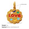 Cute Colorful Oil Dripping Small Pendant Multi-Style Cartoon Pendant Rainbow Smiley Face Love Diy Jewelry Accessories