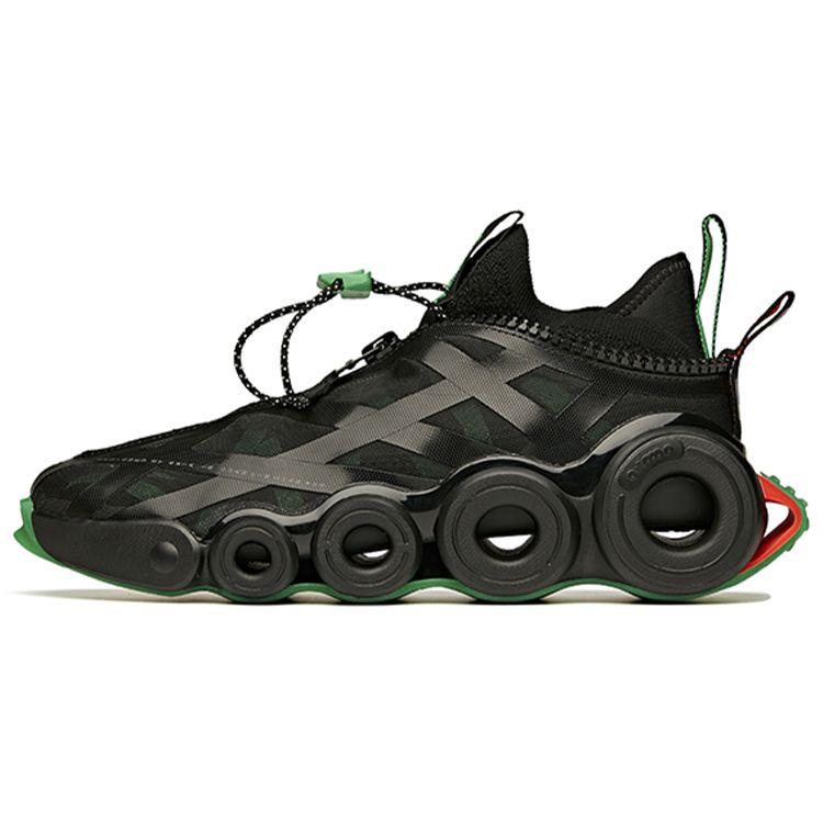 ANTA Energy Ring Black Green Red Mens Running Shoes 112048868A-5 42