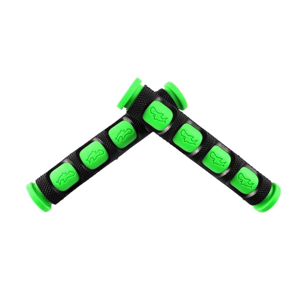 

1 Pair Motorcycle Handlebar Grip Universal Bicycle Handgrip Sleeve Protector Sportsman Repair Automobile Accessories зелений