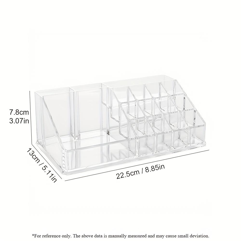 Ruj pentru machiaj Suport pentru stilou Suport de depozitare transparent Cutie de depozitare pentru cosmetice de birou Birou de birou Cutie acrilică Acasă