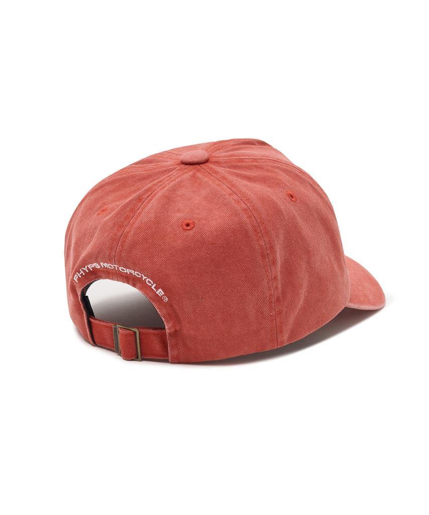 PHYPS MOTORCYCLE Racing Vintage Washing Cap Red