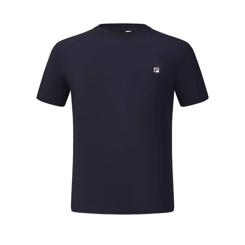 FILA T Shirts Men s RD Royal Blue Crew Neck Moderate Straight Fit A11M433108FNV 170/92A/M