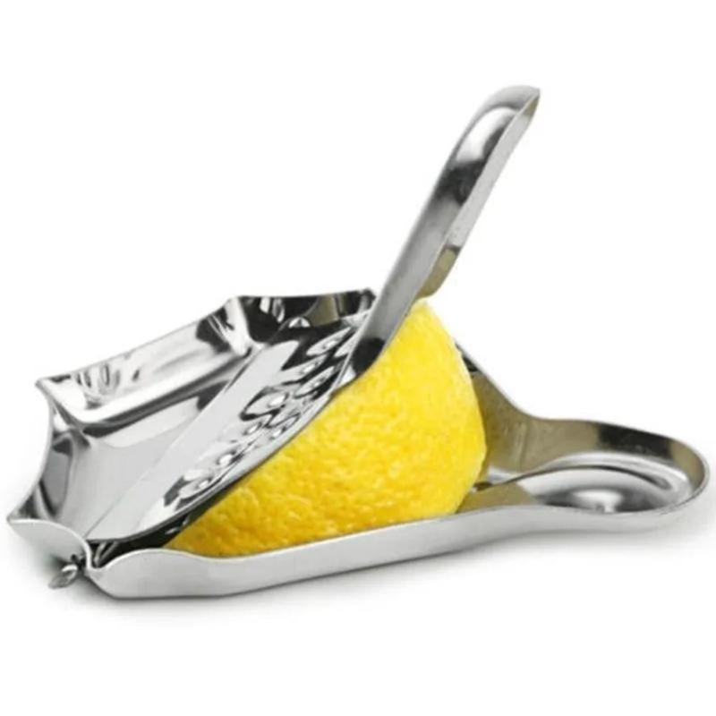 1 Pcs Stainless Steel Fruit Vegetable Cut Machine Mini Juicer Lemon Squeezer Suitable Hand Pressing Fruit Kitchen Bar Tools