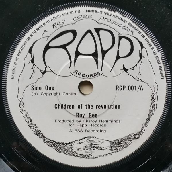 

7inch Record ROY GEE Children Of The Revolution RGP001 Rapp Records UK Reggae Ska Dub Used
