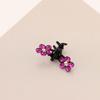 12 pcs Women Girls Rhinestone Flower Hair Claw Clips No-Slip Grip Jaw Clips Glitter Teeth Clips