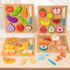 Montessori Fruit Cutting Puzzle: Early Education Teaching Aid & Fine Motor Skills Toy