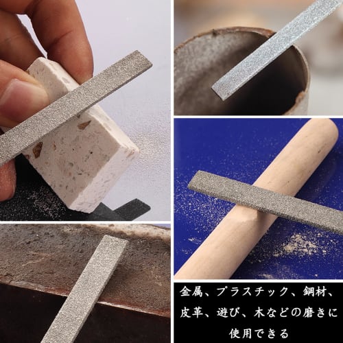 Diamond Files, 3*140mm, Set of 10, Metal Rod Files, Precision Grinding, Deburring, Metal, Alloy, Ball, Ceramics, Glass, Plastic, Ironwork, Woodworking