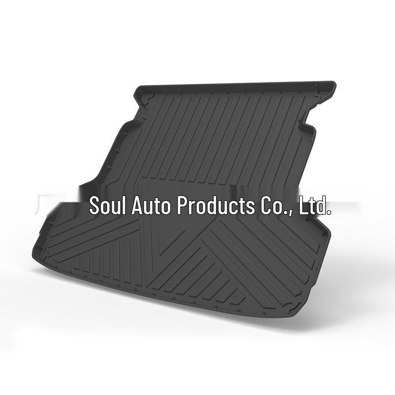 Fiat Cronos Trunk Mat - Eco-Friendly, Odorless, Waterproof, Wear-Resistant TPE.