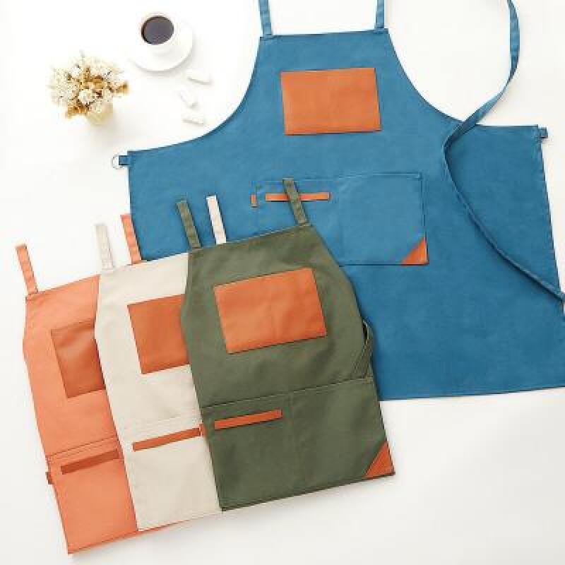Daily Canvas Apron Peacock Blue