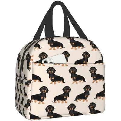 Perros Salchicha Bolsa de Almuerzo Aislada para Mujer Caja Tote Refrigeradora Bolsas de Almuerzo Reutilizables a Prueba de Fugas para Oficina Trabajo Escuela Picnic Portátil
