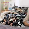 3D Rock Band Tokio Hotel Bill Kaulitz Soft Flannel Blankets,Throw Blanket Comfortable Blanket for Picnic Beds Sofa Home Bedroom