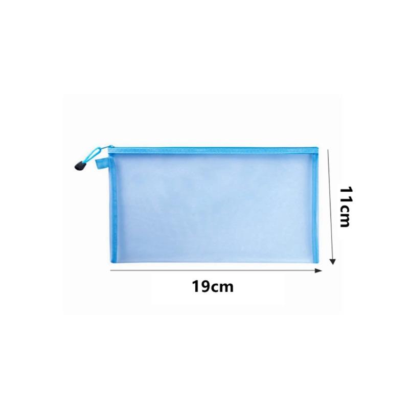 1pc Toy Storage Bag 1pc Building Block Puzzle Sub-package Bag Children Small Particle Zipper Transparent Finishing Storage Box KTY