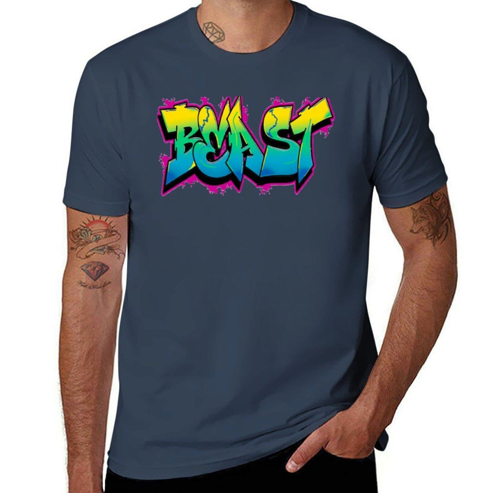 BEAST TShirt Work Basic Short Sleeve Top S