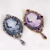 Nuevo Broche Pin Colgante Victoriano de Cristal para Bodas y Fiestas para Mujer