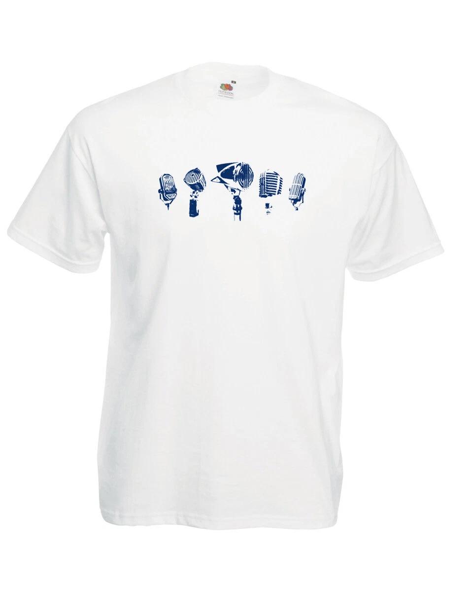 

Retro Stage Studio Microphones T Shirt L
