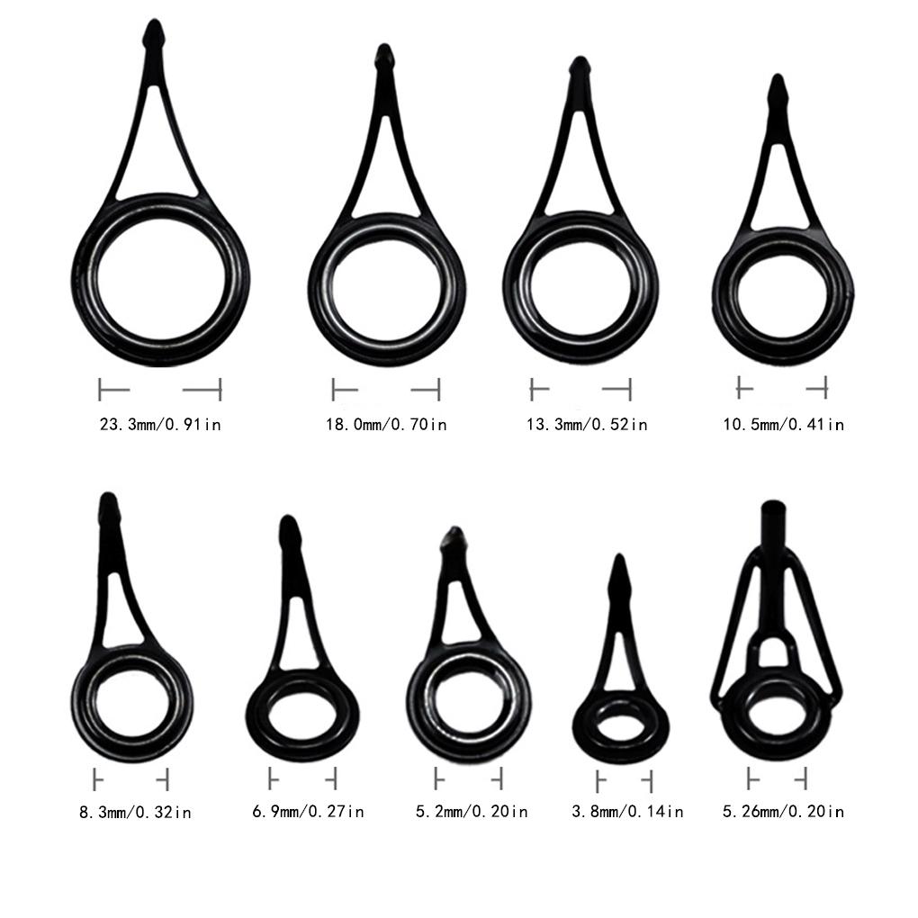 Fishing Tackle Spinning Rods Guides Tips Building Portable Stainless Steel Pole Repairing Tools Kit Outdoor Fish