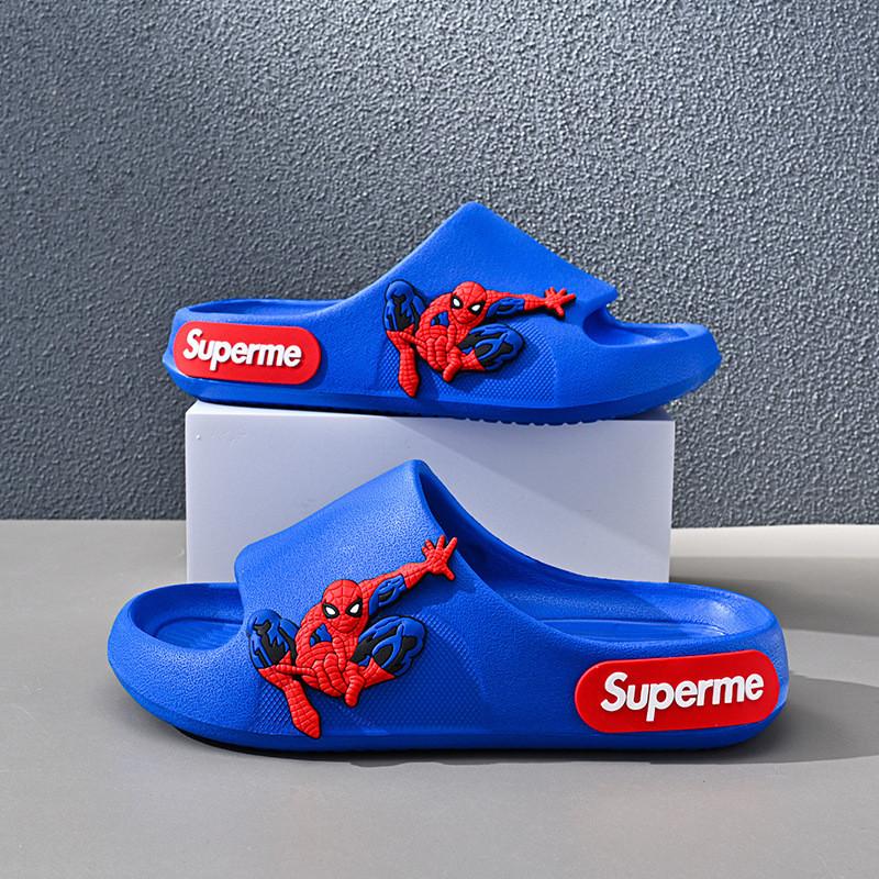 Jungen Bequeme Spider-Man Themen Indoor Rutschfeste Weiche Sohle Slipper Sandalen für Sommer