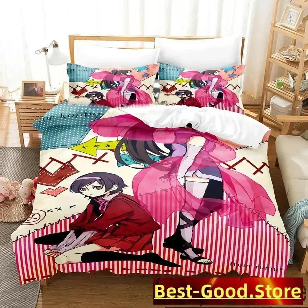 3D Print Anime The World God Only Knows Bedding Set Boys Girls Twin Queen King Size Duvet Cover Pillowcase Bed Boys Adult
