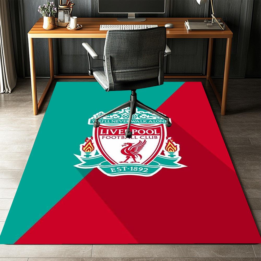 Liverpool Football Club Printed Carpet,Rug,for Office Chair Living Room Bedroom Kitchen Room Decor Gifts.