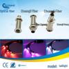 Inner 10mm Outer 13mm Black Plastic Fiber Optic Light Guide Indicator for Detection Equipment.
