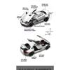 1/32 Mercedes Benz SLR Supersportwagen Legierung Metall Diecast Modellauto Miniatur Hobby Sammlung Geschenke