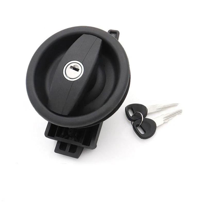 For Caravan Motorhome Door Lock Circular Design Keyway(C/W) RV Parts& Accessories Included