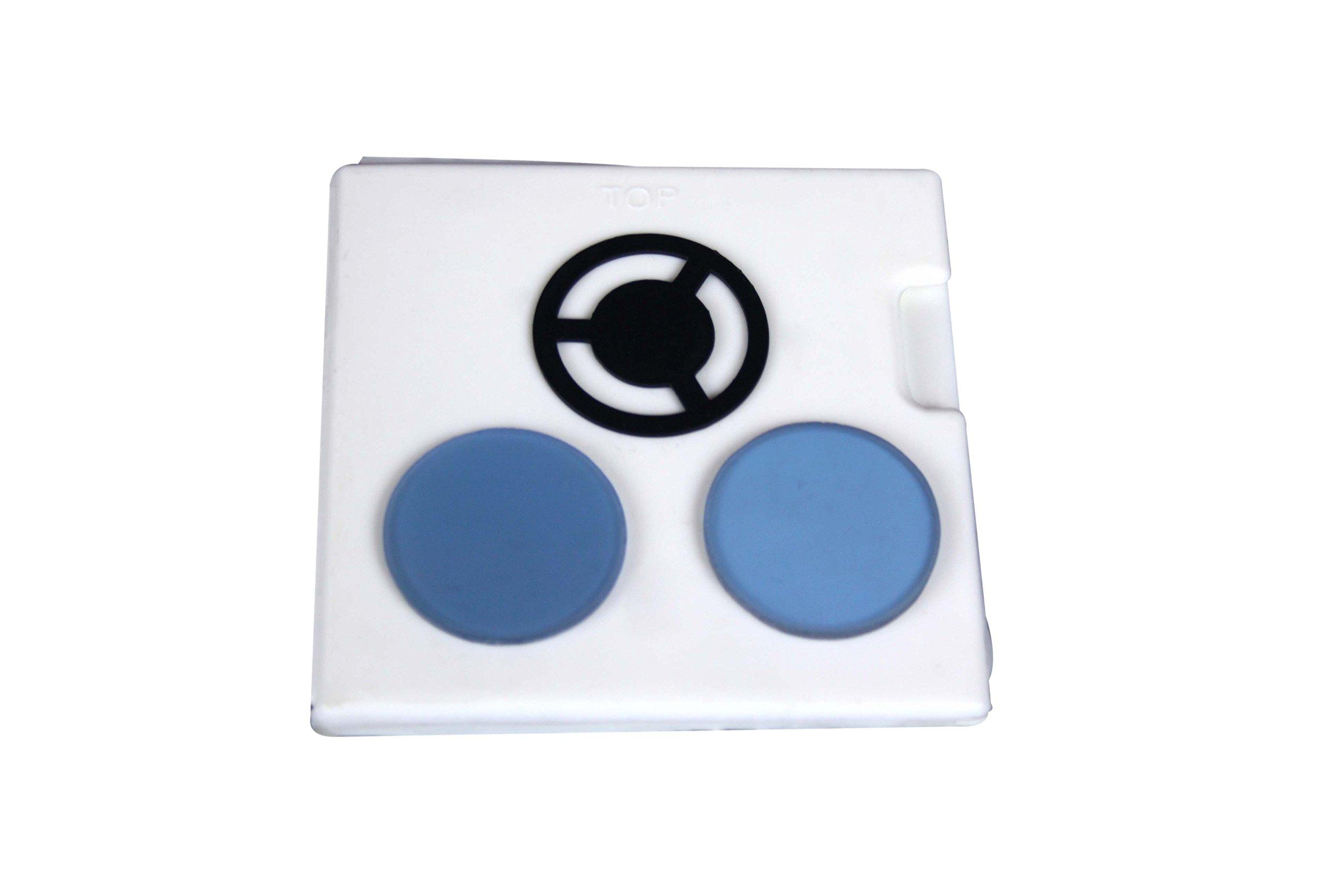 

Radical Set Blue Matte Filters with Dark Field Stop for Biological Combination Microscopes & синій
