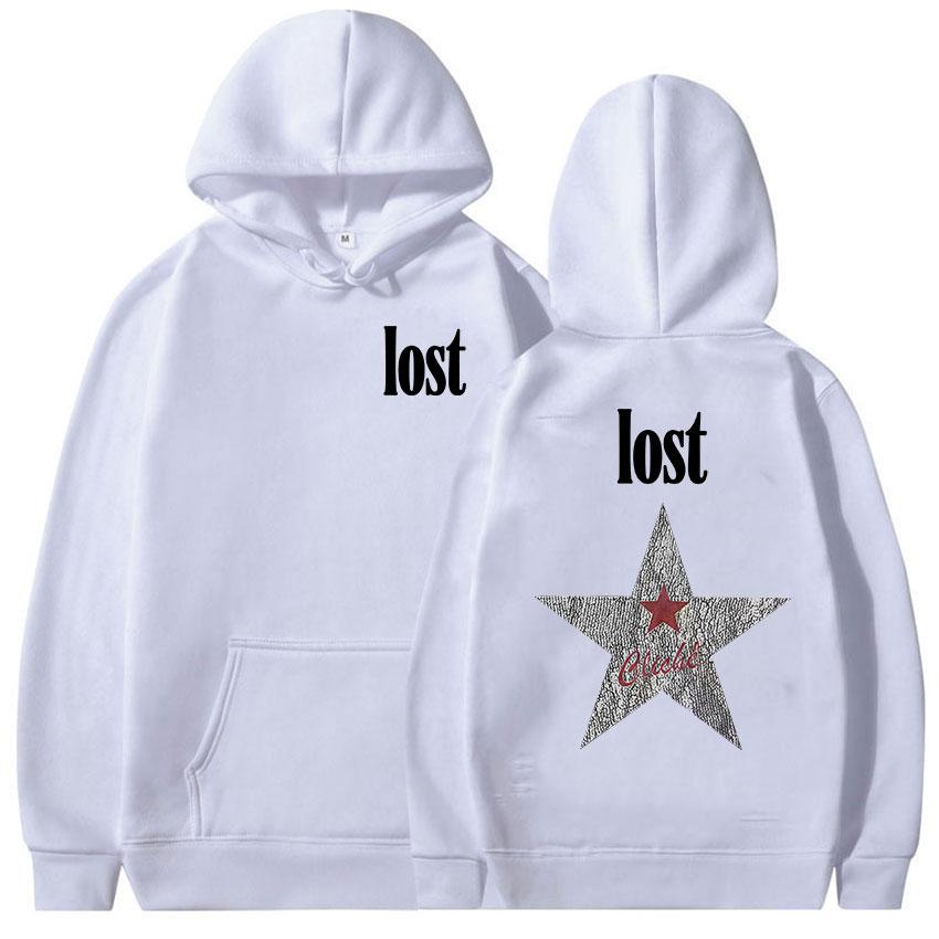 Rapper Mgk Lost Americana Tour 2025 Logo Hoodie Herren Damen Mode Pullover Kleidung Sweatshirt Retro Langarm Oversized Kapuzenpullover