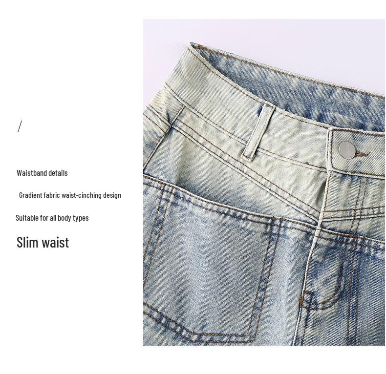 2024 Spring Casual Denim Two-Piece: Trendy, Versatile, and Fashionable