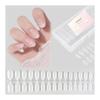 Nail Tips, False Nails, Ultra Thin, Natural Fit, Clear [Set of 300] Double-Sided Sanding, For Nails, DIY, Practice, Commercial Use, For Small Nails,