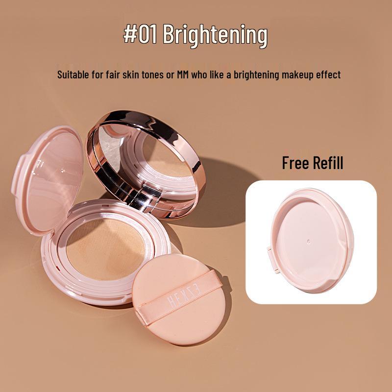 Han Xizhen Soft Light Long-Lasting BB Cushion Foundation for Brightening and Oily/Dry Skin
