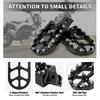 Footpeg Footrest Pedals Foot Pegs Rests CNC Motorcycles For Honda MONKEY 125 2020-2024 MSX 125 GROM125 2013-2024 Mopeds Scooters