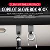 1BLALION Car Passenger Glove Box Hook Double Hook Purse Bag Hanger Hidden Storage Hook Universal Large Load-Bearing Hanging Hook