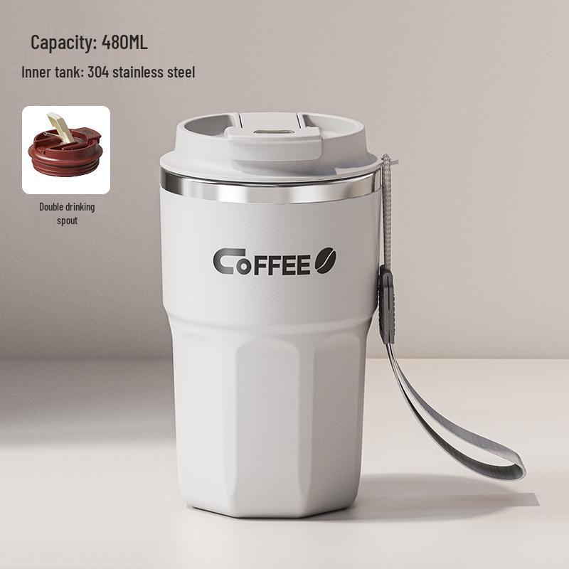 Trendy 304 Stainless Steel Portable Pull-Rope Travel Cup - Cola Coffee Gift Cup