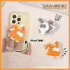 Cartoon 3D Cat Rotate Phone Holder Mobile Phone Bracket Kawaii Finger Grip Bracket for Iphone Universal Phone Desktop Holder
