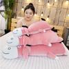 Non-Toxic New 70-90Cm Cute Cartoon Donkey Soft Stuffed Animals Toy Children Donkeys Pillow Cushion Kids Comforting Companion Birthday Gift