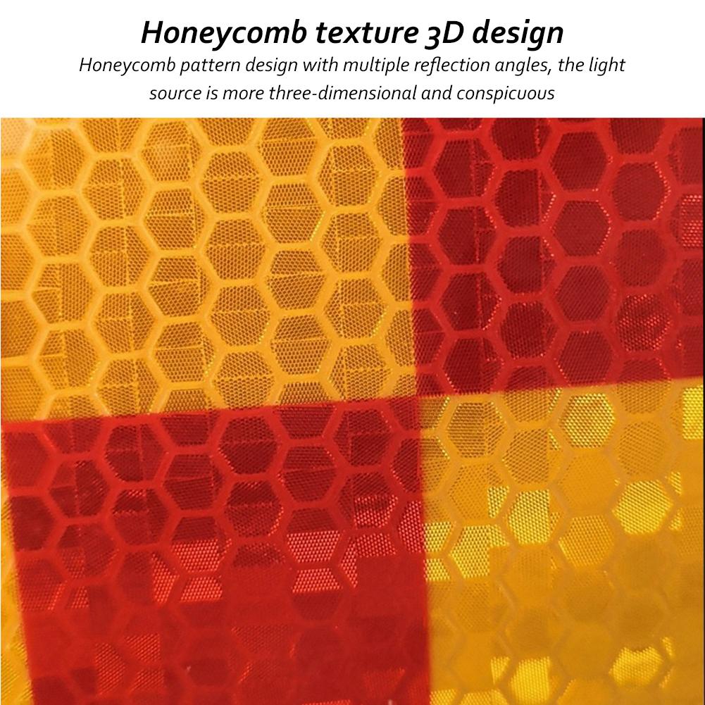 Car Safety Warning Tape Reflective Sticker Bike Frame Motorcycle Bicycle Decal Decor Reflective Strips Safety Mark Warning Tape