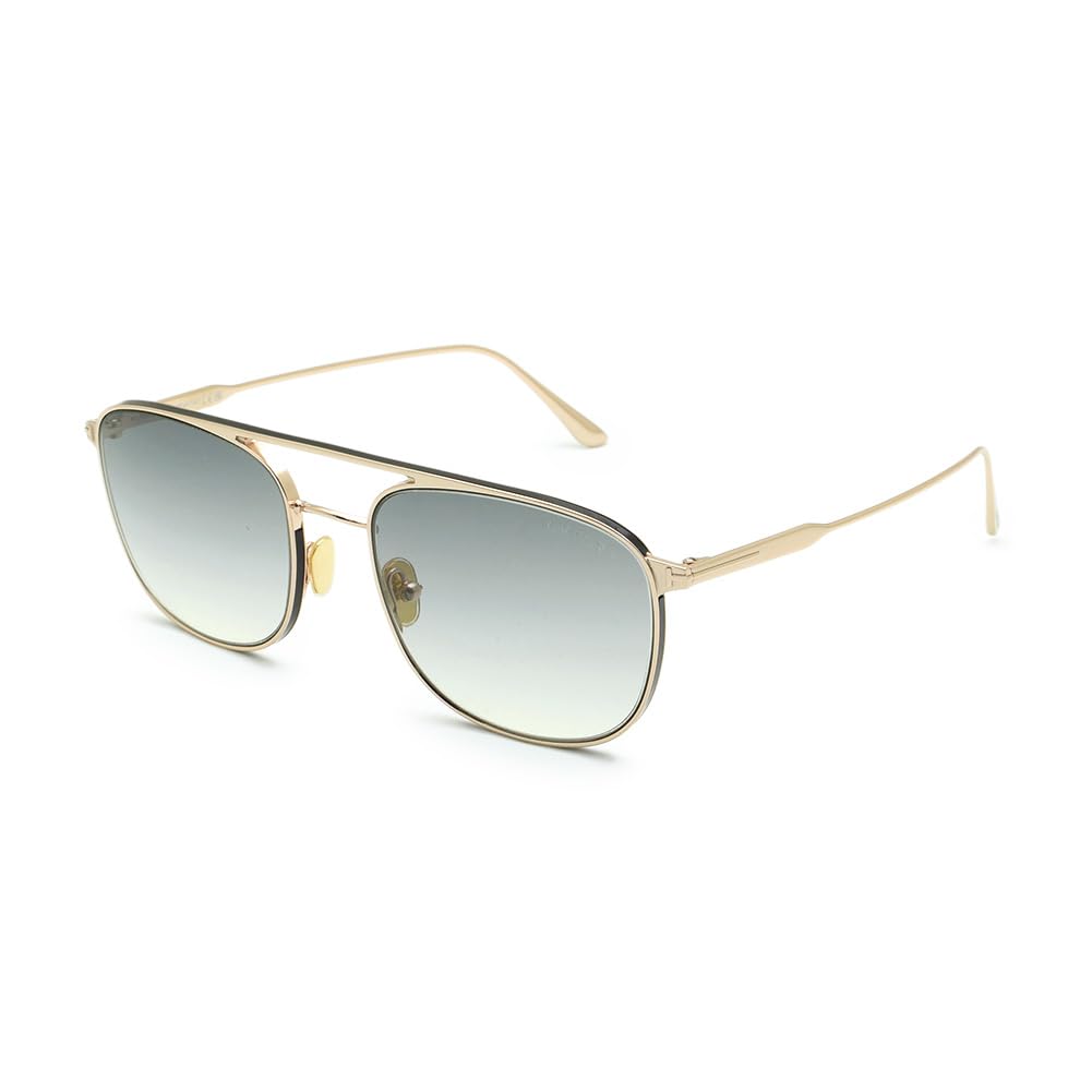 TOM FORD Sunglasses 28B 56 Rose Gold Gray Yellow Men's FT0827/S [Used]