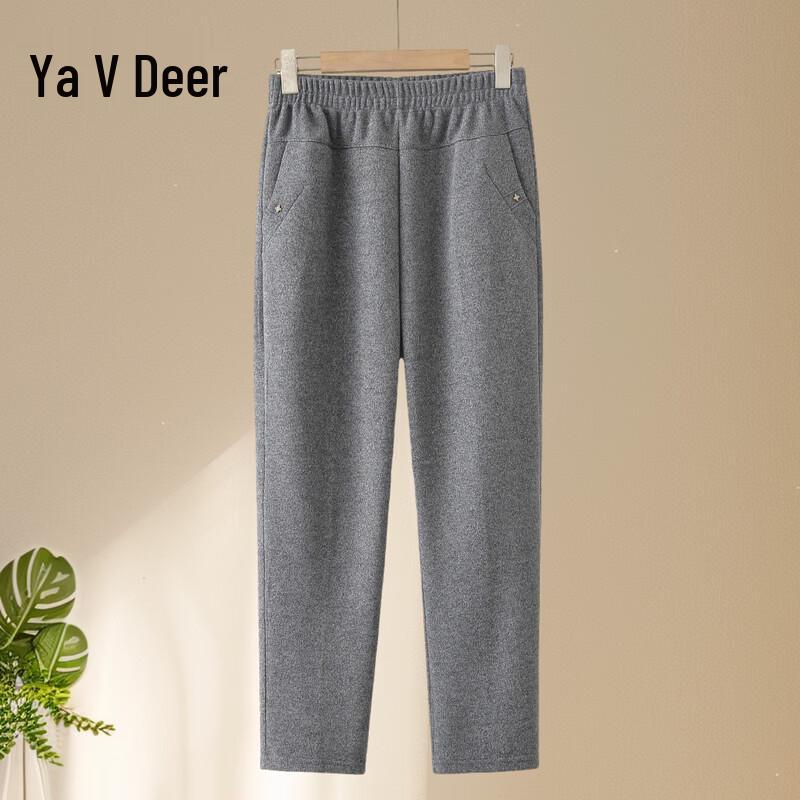 Yalu Women's Elastic Waist Casual Straight Leg Pants