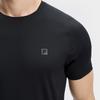 New FILA Fitness T Shirts Men's Pitch Black A11M431116FBK
