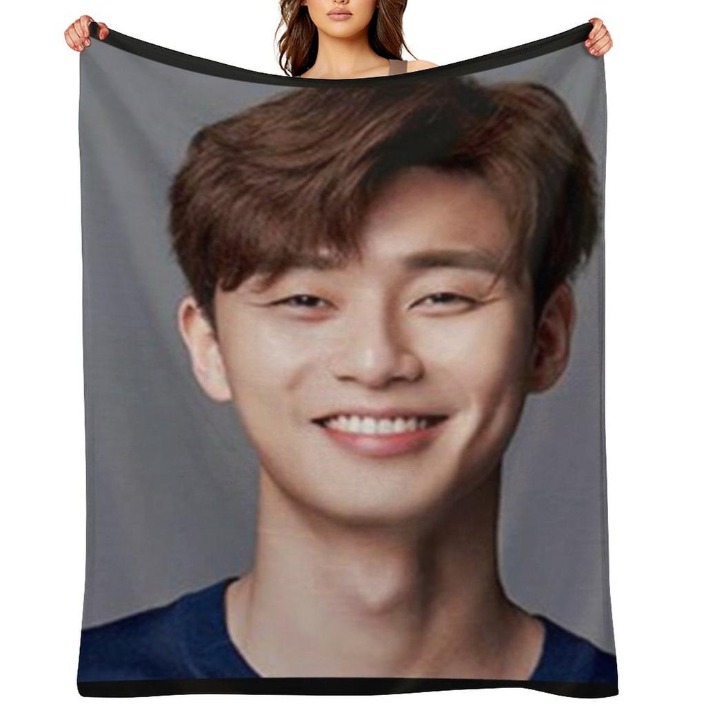 Park Seo Joon Throw Blanket Hair Decorative Sofa Cute manga Blankets