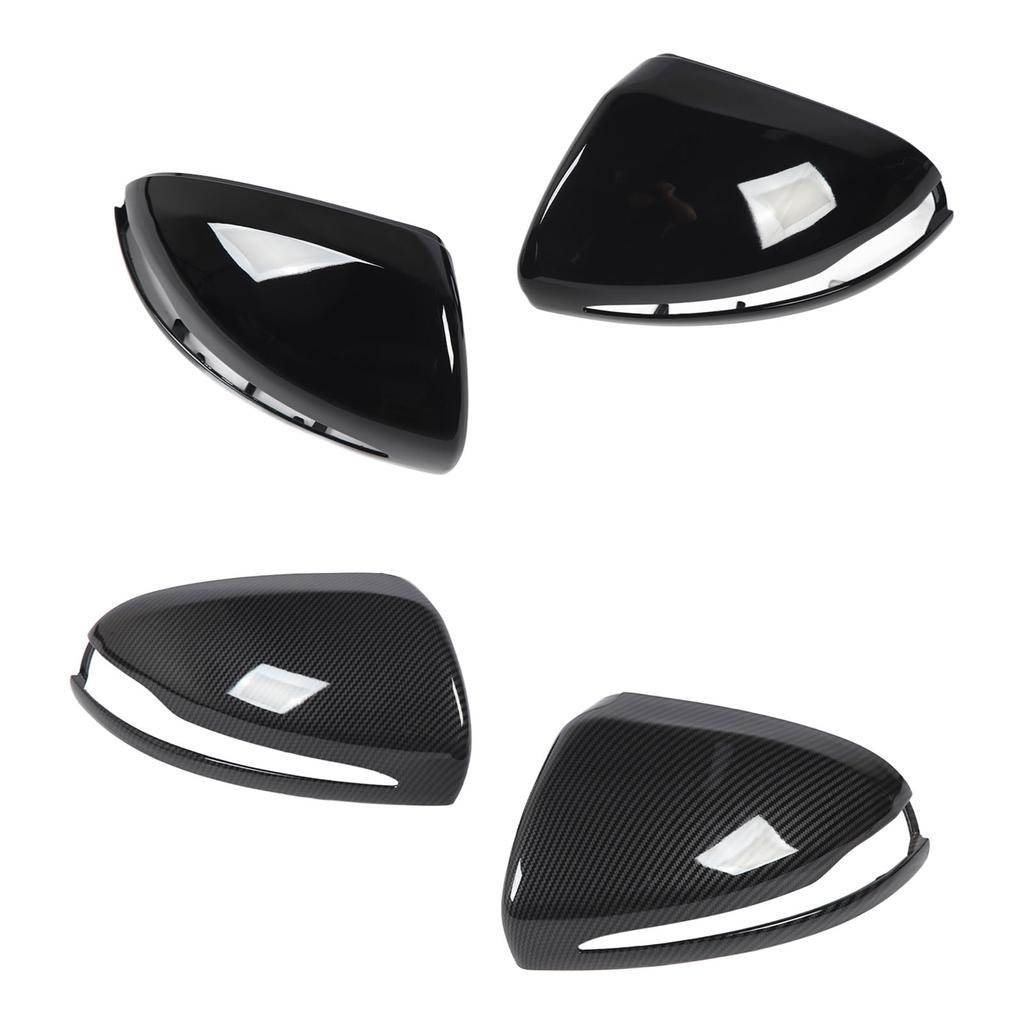 2Pcs Car Rearview Mirror Cap Left Right Side Wing Mirror Cover Replacement for Benz C‑Class W205 2014 To 2025 LHD