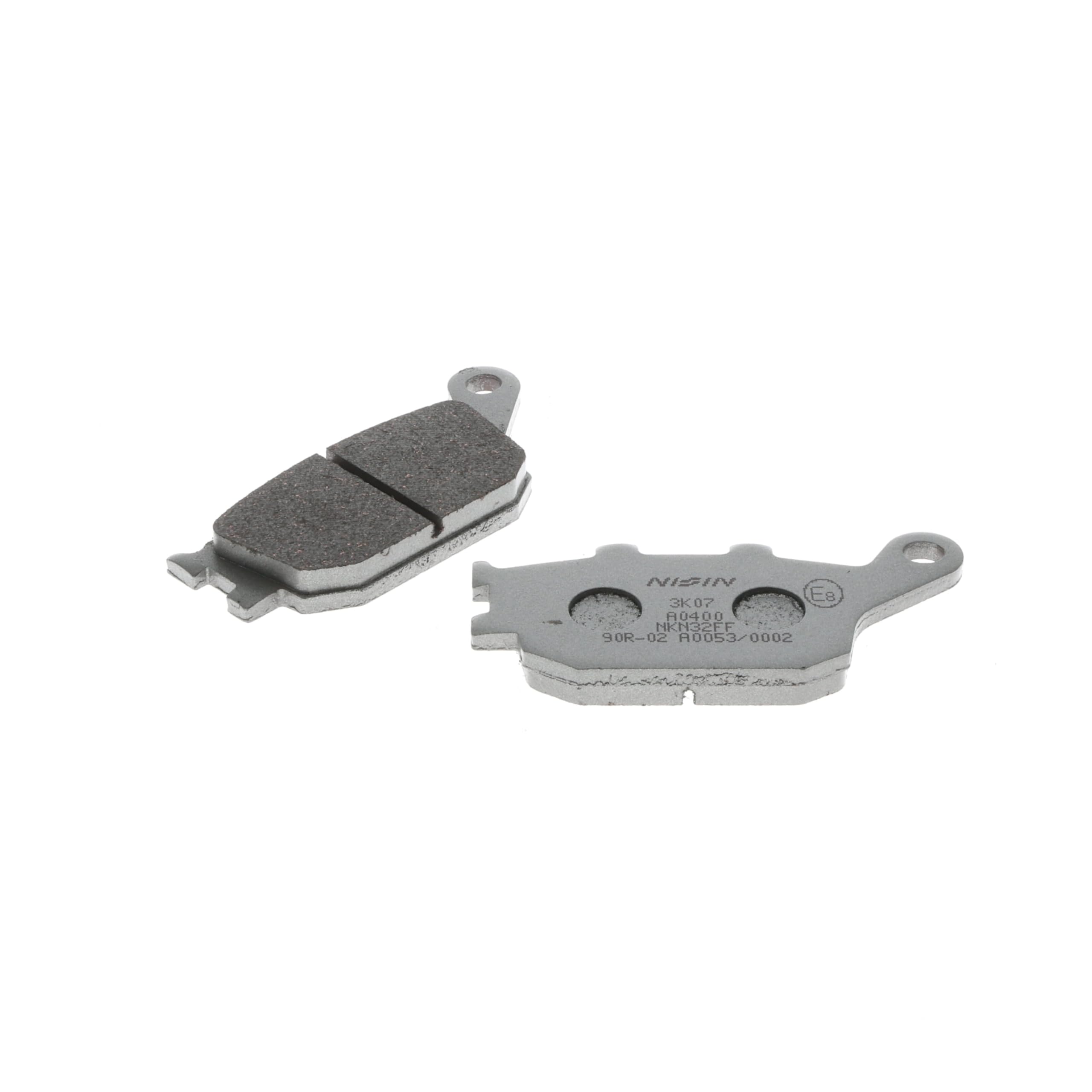 

Nissin Brand Brake Pads BRAKE PAD Premium Pads Semi-Metal, Part Number: A0400, 1 Set, 2 Pieces of 2 Wheels, Motorcycles standard серый