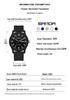 Sanda Men's & Women's Student Waterproof Silent Dual Calendar Quartz Watch