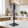 Stable Base Rotating Spatula Rack Movable Spoon Hanging Rack Pot Shovel Rack  for Kitchen