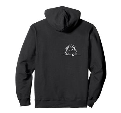 Niedlicher Igel Bleistiftzeichnung Igel Hoodie #snirt T-Shirt